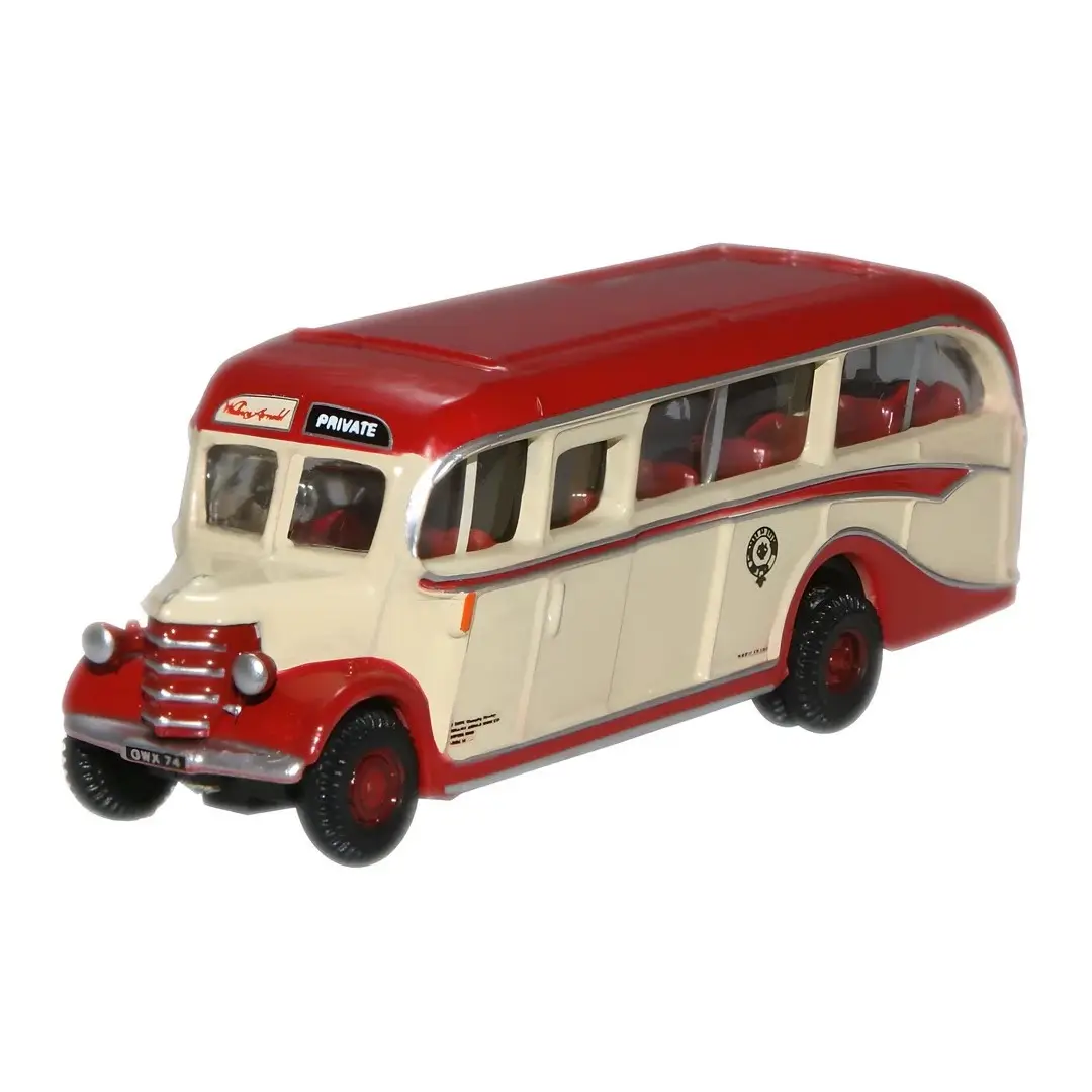 New Project (9) Bedford OB Coach Wallace Arnold Cream/Red Oxford NOB010 - Image 1